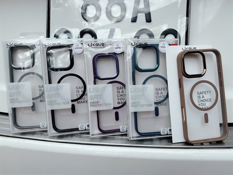 Ốp iPHONE 13 6.1/ 14 6.1 LIKGUS lưới Magsafe/ Màu BVC
