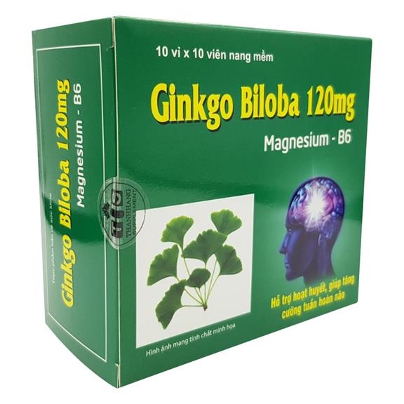 Ginkgo biloba 120mg thanh hằng (h/100v)