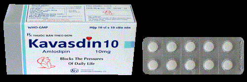 Kavasdin amlodipin 10mg khapharco (h/100v)