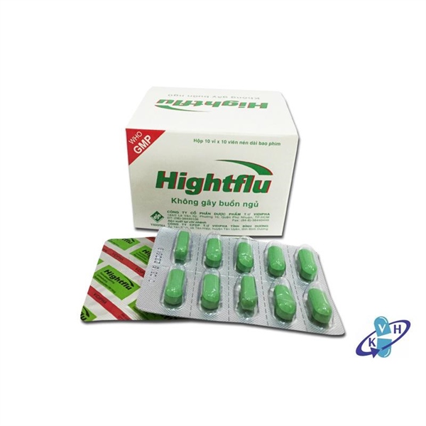 Hightflu không gây buồn ngủ vidipha (h/100v)