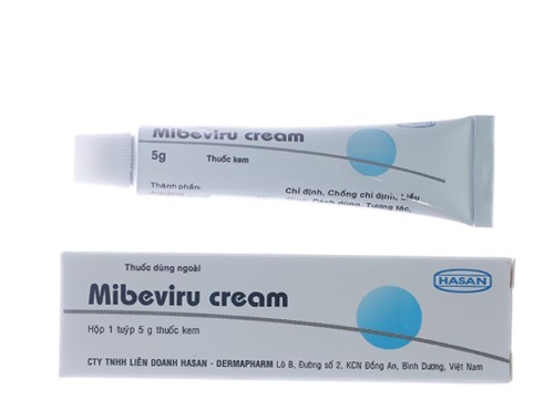 Mibeviru cream hasan (tuýp/5gr)
