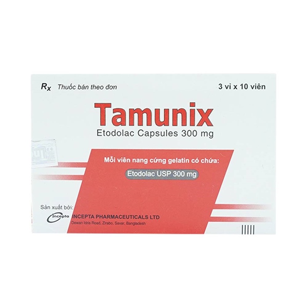 Tamunix etodolac 300mg incepta pharma (h/30v)