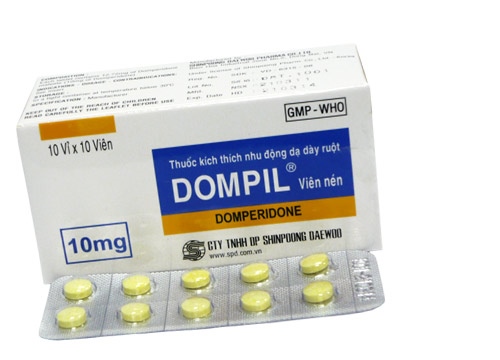 Dompil domperidon 10mg shinpong (h100v)