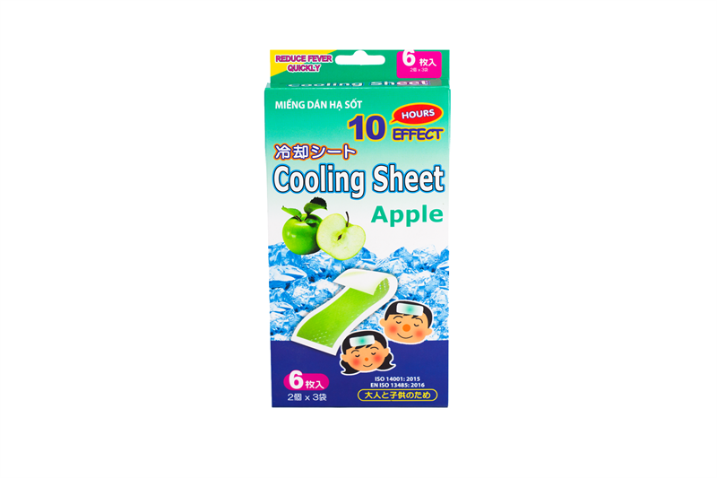 Dán hạ sốt cooling sheet apple tanaphar (h/6m)