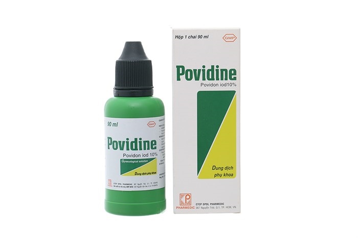 Dung dịch phụ khoa povidin 10% pharmedic (c/90ml) (xanh)