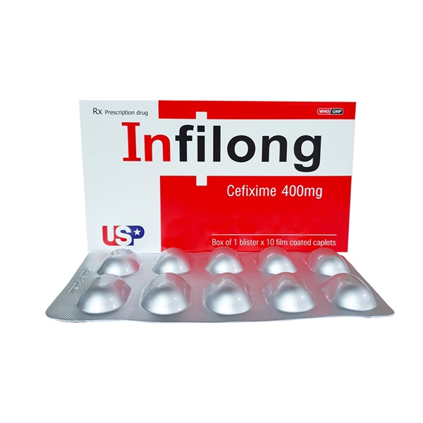 Infilong cefixim 400mg usp (h/10v)