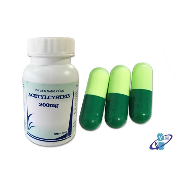 Acetylcystein 200mg vidipha (c/100v)