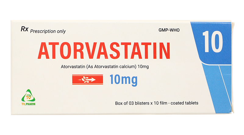 Atorvastatin 10mg tv.pharm (h/30v)