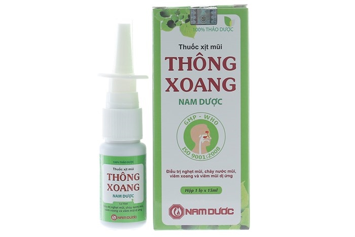 Thuốc xịt mũi thông xoang nam dược (c/15ml)
