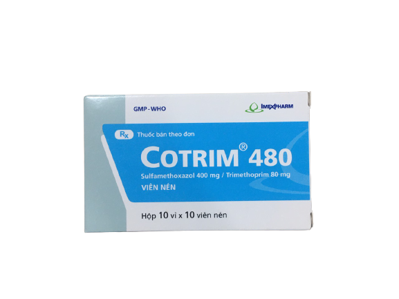 Cotrim 480mg imexpharm (hộp/100viên nén)