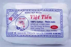 Bông y tế việt tiến (g/50gr)