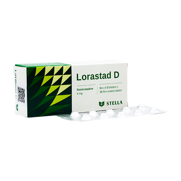 Lorastad d desloratadin 5mg stella (h/30v)