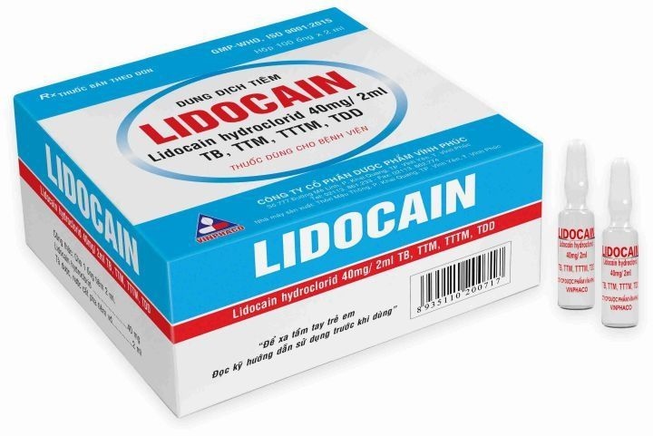 Lidocain 40mg/2ml vinphaco (h/100o/2ml)