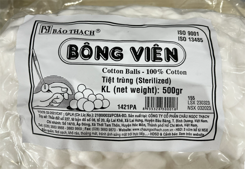 Bông Viên Tiệt Trùng Bảo Thạch (G/500gr)
