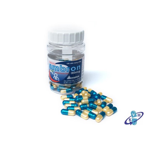 Ambron ambroxol 30mg vacopharm (c/100v) (chai)
