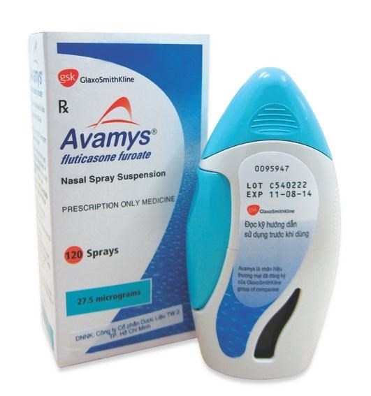 Avamys nasal spray gsk (chai 120 liều)