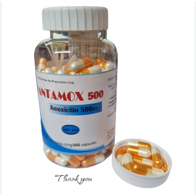 Vantamox amoxicilin 500mg capsules tipharco (c/200v)