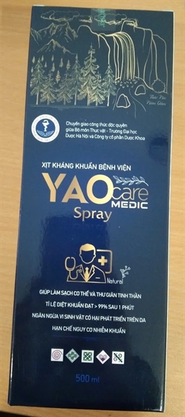 Xịt tắm khô thảo dược YAO Care medic spray 500ml - Dược Khoa 2