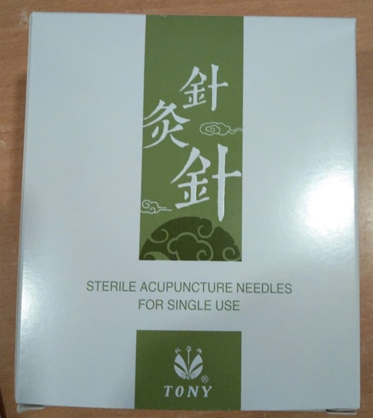 Kim châm cứu thép số 6 Tony (0.30x40mm) (10 cái/túi, 100 túi/hộp) - An Sinh
