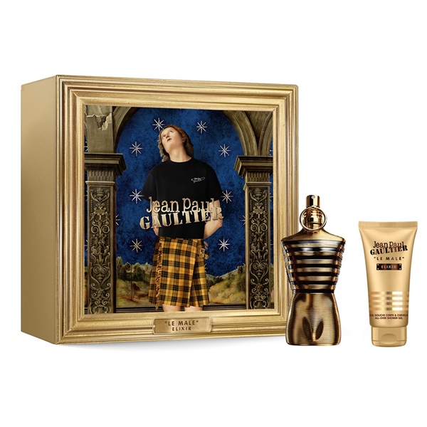 Gift Set Nước hoa Jean Paul Gaultier Le Male Elixir 2pcs (Parfum 125ml & SG 75ml)