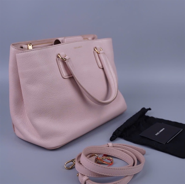 Túi D&G màu hồng nude sz30 KG+