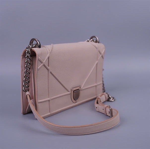 Túi Dior Woc màu hồng nude sz25 (BQ) KG+