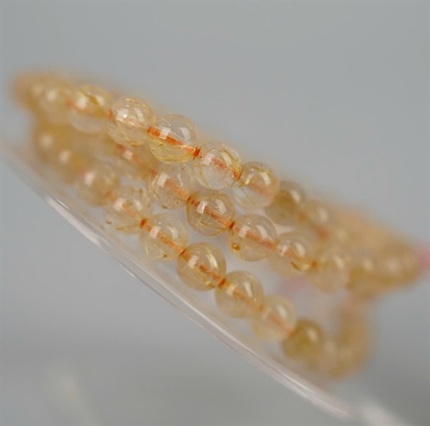 Chuỗi thạch anh tóc vàng KG+ ly6-85