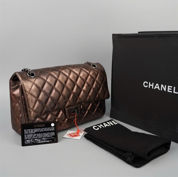 Túi Chanel Classic nâu (12493050) sz28 KG+