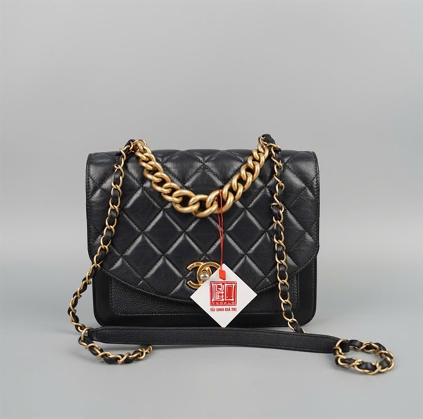 Túi Chanel đen (28251695) sz22 (BQ) KG+