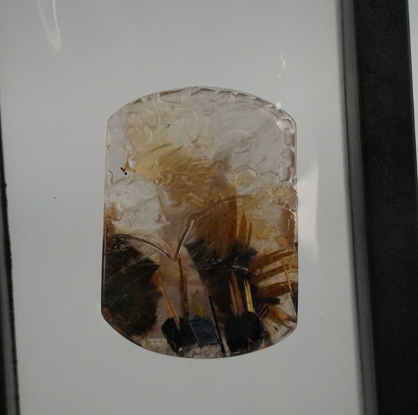 Mặt phật quan âm hoa thị tóc vàng (898935) +