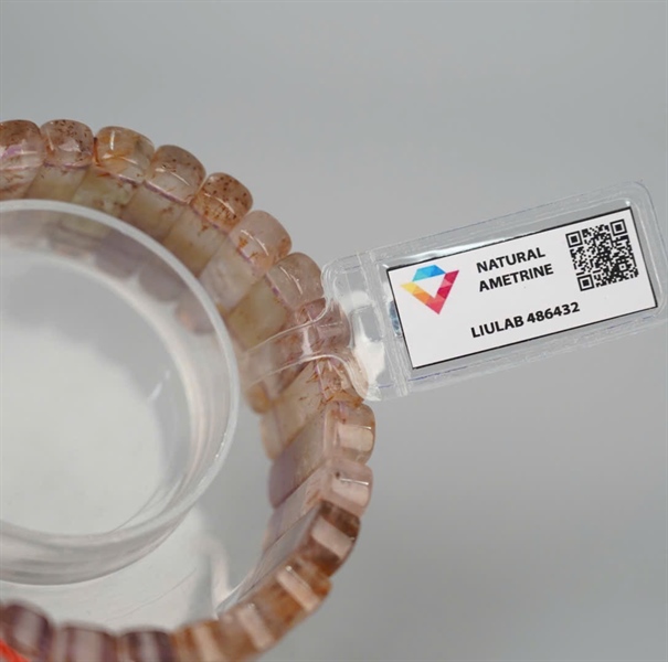 Vòng bản gốc tóc thạch anh tóc vàng (486432) +