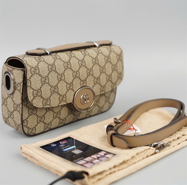 Túi GG Petite xám (7397520981) sz20 KG+