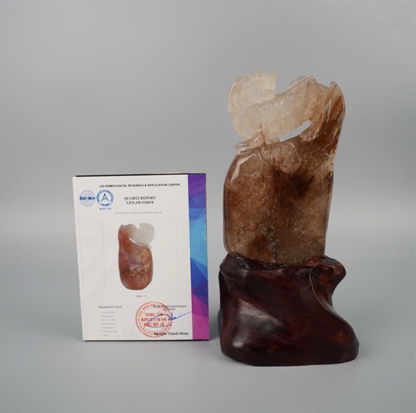 Tác phẩm cụ tỳ hưu tóc nâu (838858) +