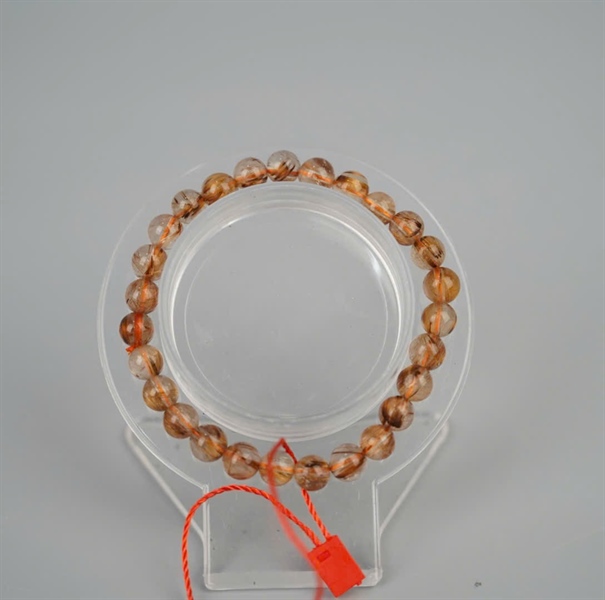 Vòng bi thạch anh tóc nâu +