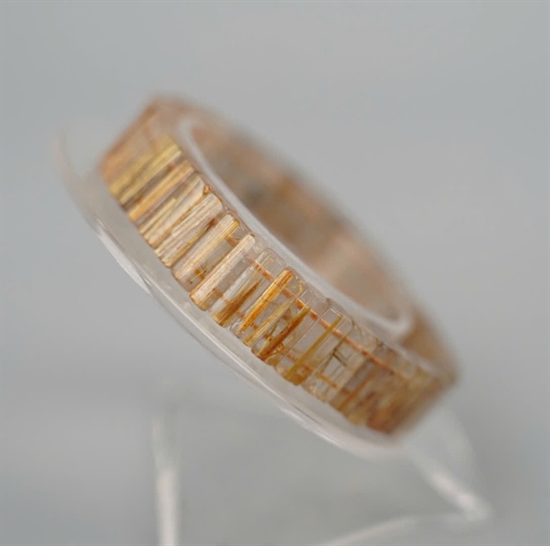 Vòng bản thạch anh tóc vàng +