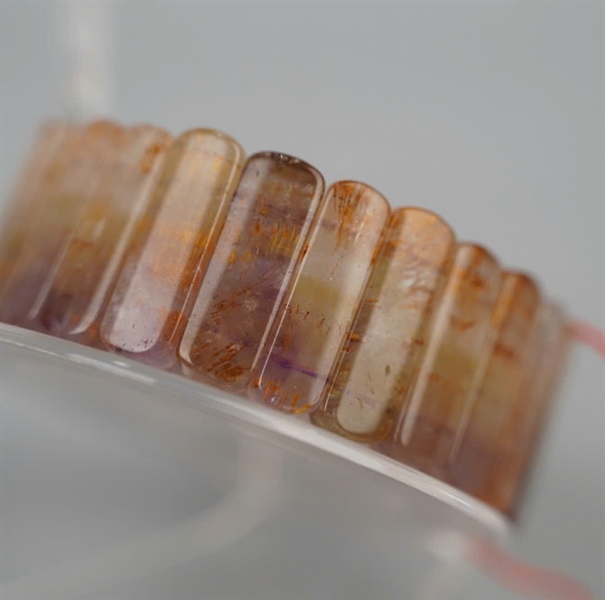 Vòng bản gốc tóc thạch anh tóc vàng (345679) +