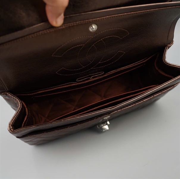 Túi Chanel Classic nâu (12493050) sz28 KG+