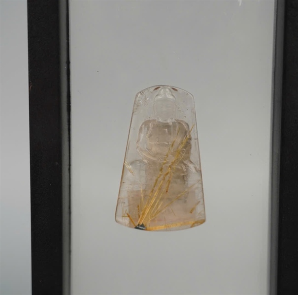 Mặt phật adida thạch anh tóc vàng (273586) +