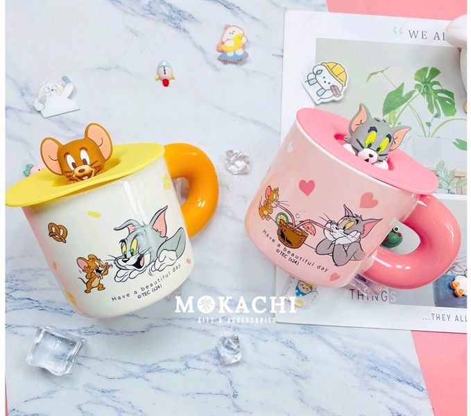 Ly tom & Jerry vàng 400ml