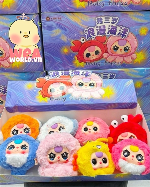 Blindbox Baby Three Ver Hải Sản