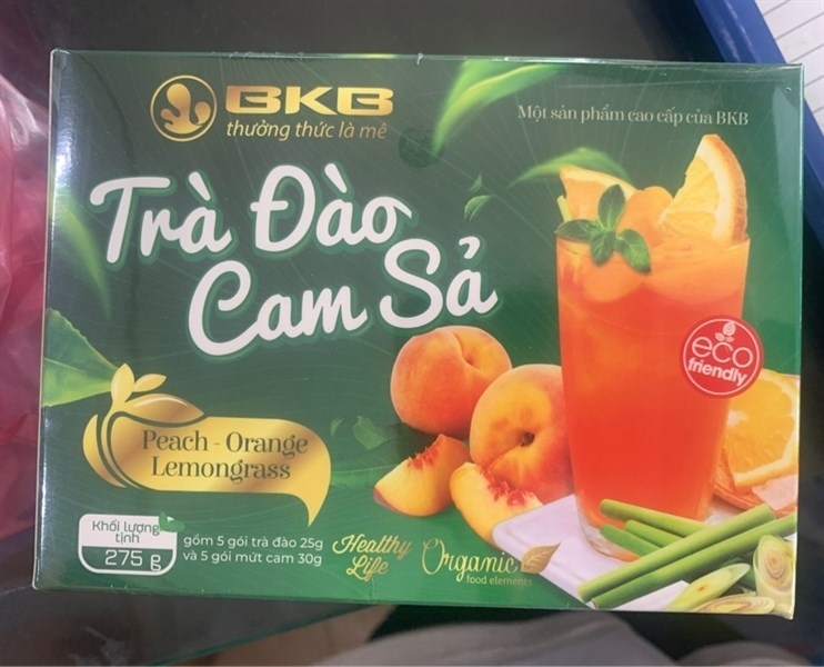 TRà đào cam sả BKB