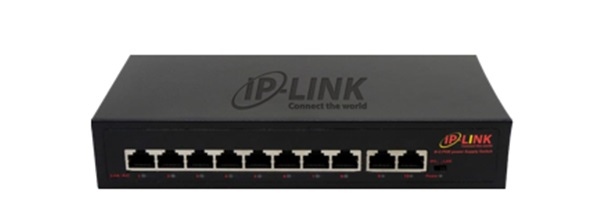 Switch PoE IPLink 8 cổng 100Mbps + 2 Uplink 100Mbps