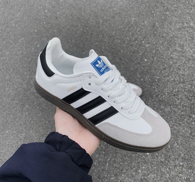 Adidas Samba Trắng Đen