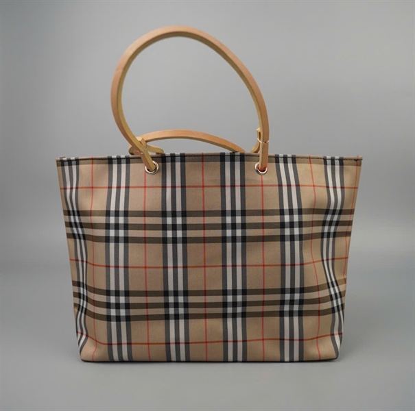 Túi BBR tote sọc caro sz32 +