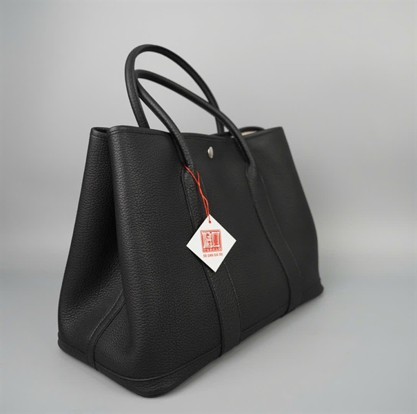 Túi Hermes Garden Party màu đen sz36 KG+