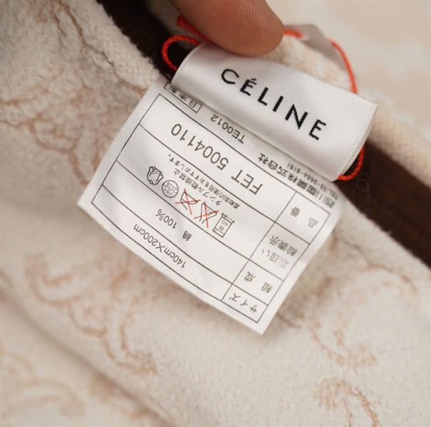 Chăn mền Celine màu nude viền xám +