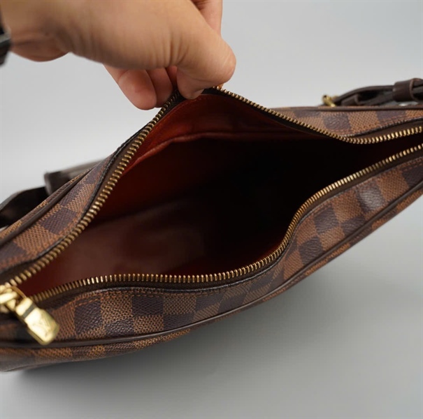 Túi LV hobo ô vuông nâu sz29 +