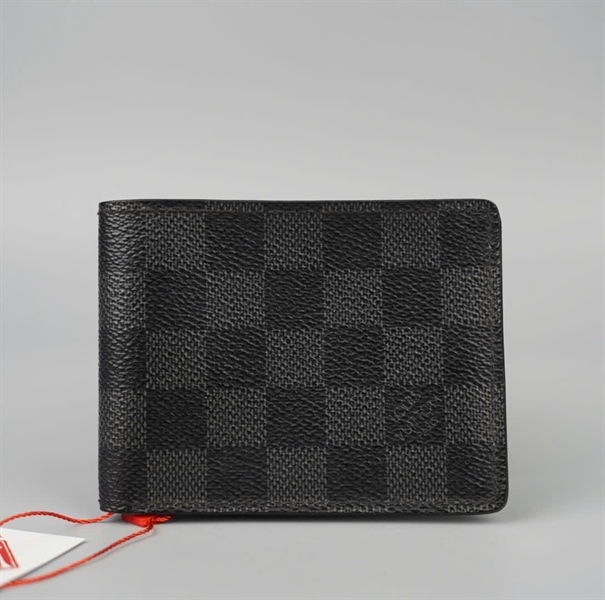 Ví LV ô vuông đen gập 2 KG+