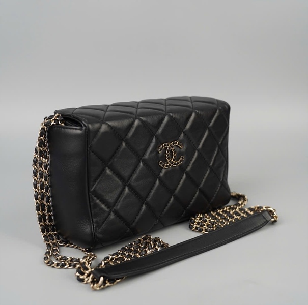 Túi Chanel đen hình hộp (G9L72724) sz20 (HC)+