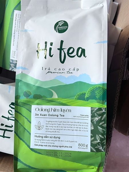 A -Trà olong Kim Tuyên Hi-tea gói 500gr ( Thùng 25 gói)